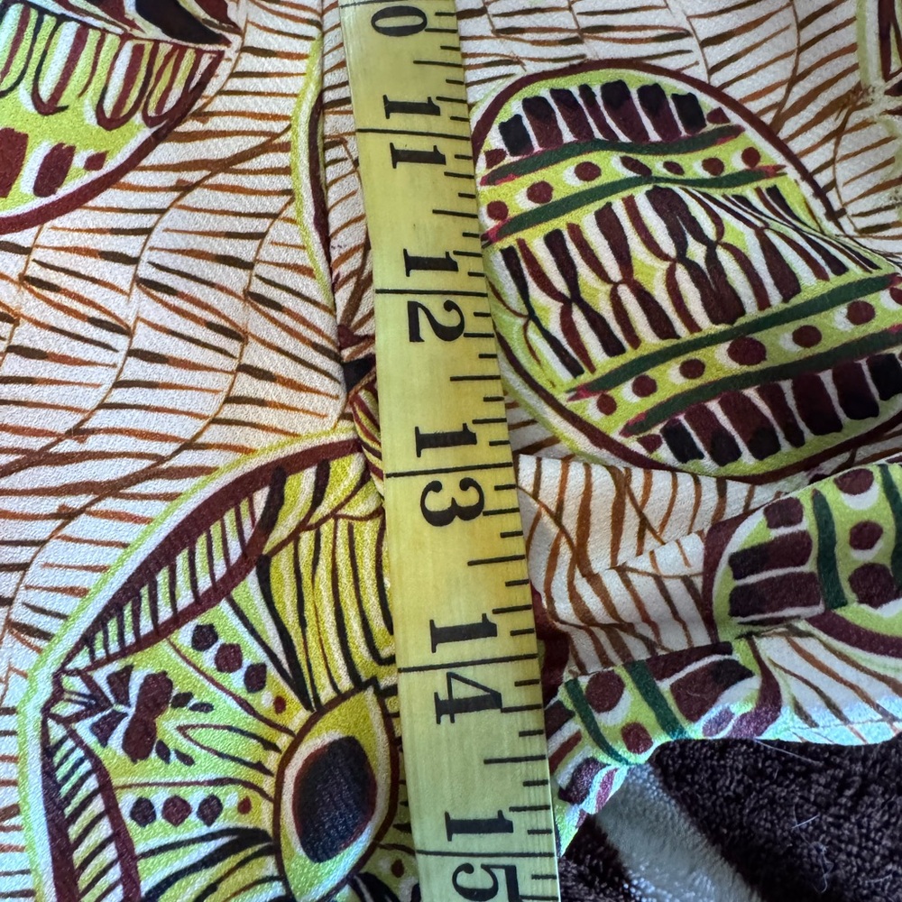 Geometric Patterned Wide Leg Pants - Picture 9 of 9